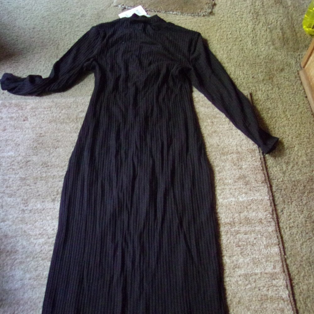 A New Day Black Sweater Dress Women's Small